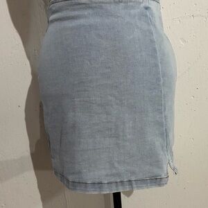Wild Fable Blue Mini Pencil Skirt Casual